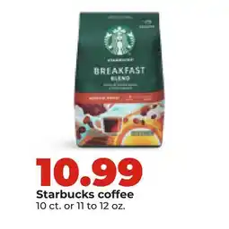 Hy-Vee Starbucks coffee offer
