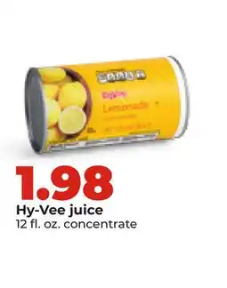 Hy-Vee Hy-Vee juice offer