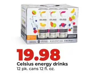 Hy-Vee Celsius energy drinks offer