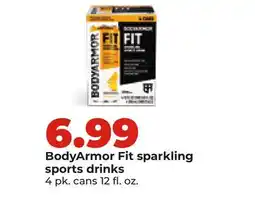 Hy-Vee BodyArmor Fit sparkling sports drinks offer