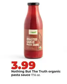 Hy-Vee Nothing But The Truth organic pasta sauce offer
