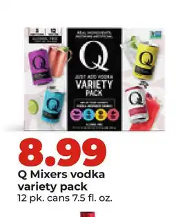 Hy-Vee Q Mixers vodka variety pack offer