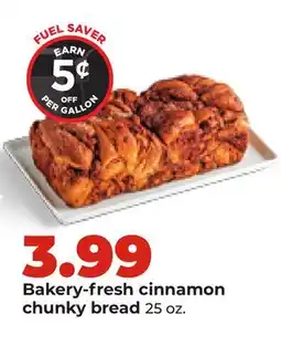 Hy-Vee Bakery-fresh cinnamon chunky bread offer