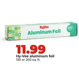 Hy-Vee Hy-Vee aluminum foil offer