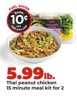 Hy-Vee Thai peanut chicken 15 minute meal kit for 2 offer