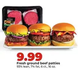 Hy-Vee Fresh ground beef patties offer