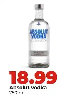Hy-Vee Absolut vodka offer
