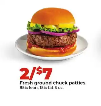 Hy-Vee Fresh ground chuck patties offer
