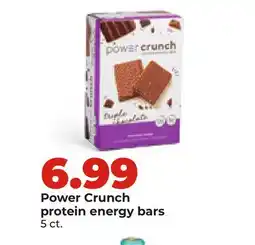 Hy-Vee Power Crunch protein energy bars offer