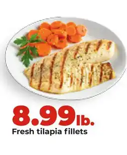 Hy-Vee Fresh tilapia fillets offer