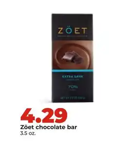 Hy-Vee Zöet chocolate bar offer