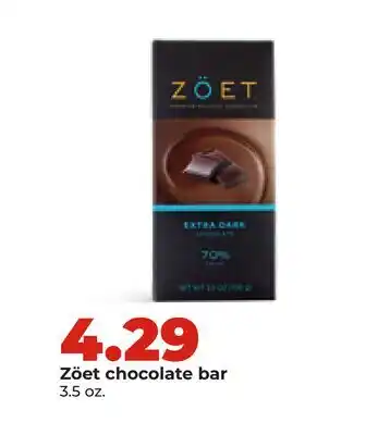 Hy-Vee Zöet chocolate bar offer