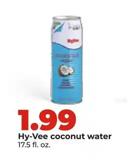 Hy-Vee Hy-Vee coconut water offer