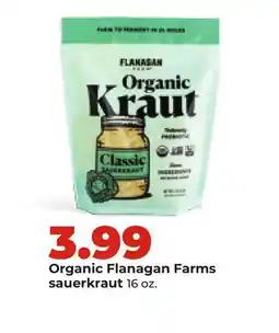 Hy-Vee Organic Flanagan Farms sauerkraut offer