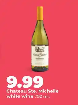 Hy-Vee Chateau Ste. Michelle white wine offer