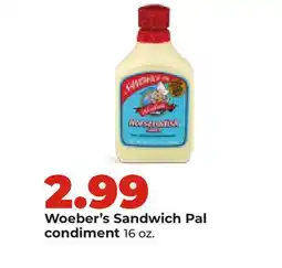 Hy-Vee Woeber's Sandwich Pal condiment offer