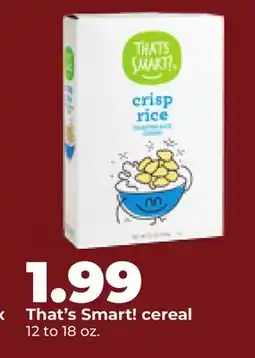 Hy-Vee That's Smart! cereal offer