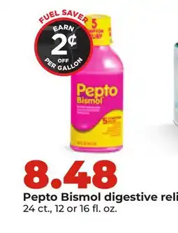 Hy-Vee Pepto Bismol digestive relief offer