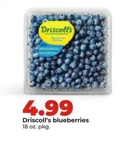 Hy-Vee Driscoll's blueberries offer
