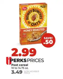 Hy-Vee Post cereal offer