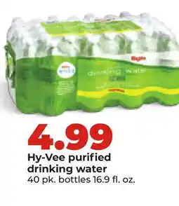 Hy-Vee Hy-Vee purified drinking water offer