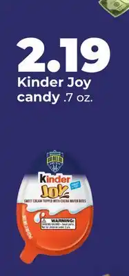 Hy-Vee Kinder Joy offer
