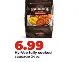 Hy-Vee Hy-Vee fully cooked sausage offer
