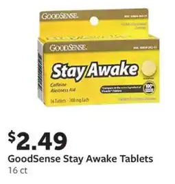 Fareway Goodsense stay awake tablets offer