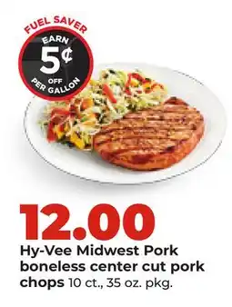 Hy-Vee Hy-Vee Midwest Pork boneless center cut pork chops offer