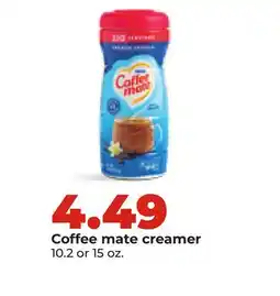 Hy-Vee Coffee mate creamer offer
