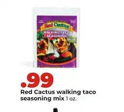Hy-Vee Red Cactus walking taco seasoning mix offer