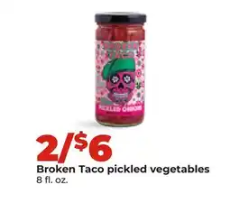 Hy-Vee Broken Taco pickled vegetables offer
