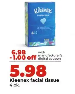 Hy-Vee Kleenex facial tissue offer
