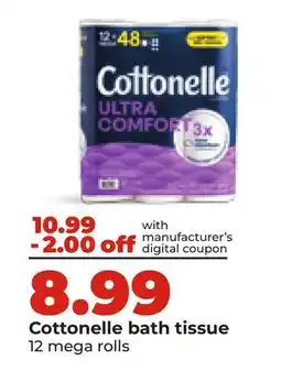 Hy-Vee Cottonelle bath tissue offer