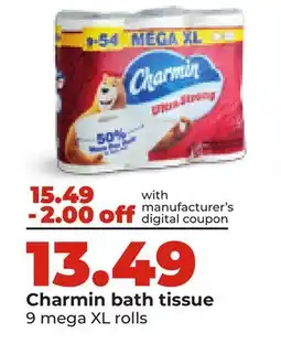 Hy-Vee Charmin bath tissue offer
