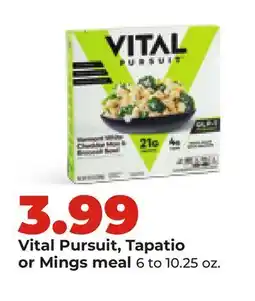 Hy-Vee Vital Pursuit, Tapatio or Mings meal offer