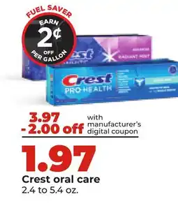 Hy-Vee Crest oral care offer