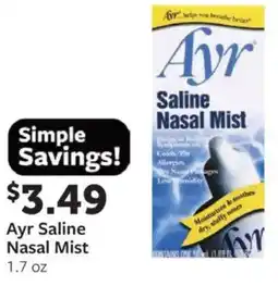 Fareway Ayr Saline Nasal Mist offer