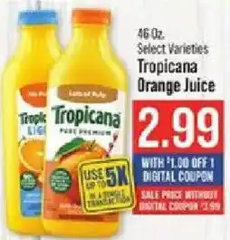 IGA Tropicana Orange Juice offer