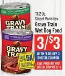 IGA Gravy Train Wet Dog Food offer