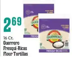 Market Basket Guerrero fresqui ricas flour tortillas offer