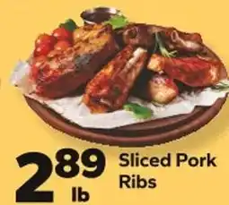 Save a Lot Sliced pork ribs offer