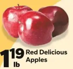 Save a Lot Red delicious apples offer