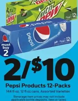 Save a Lot Pepsi Products 12-Packs offer
