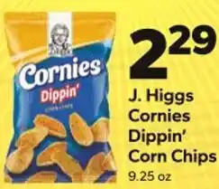 Save a Lot J. higgs cornies dippin' corn chips offer