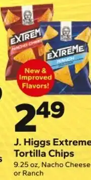 Save a Lot J. higgs extreme tortilla chips offer