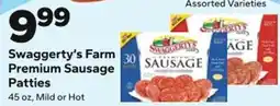 Save a Lot Swaggerty's farm premium sausage patties offer