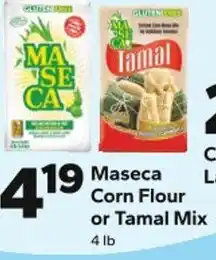 Save a Lot Maseca corn flour or tamal mix offer