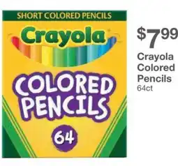 Kinney Drugs Crayola Colored Pencils offer