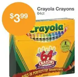 Kinney Drugs Crayola crayons offer